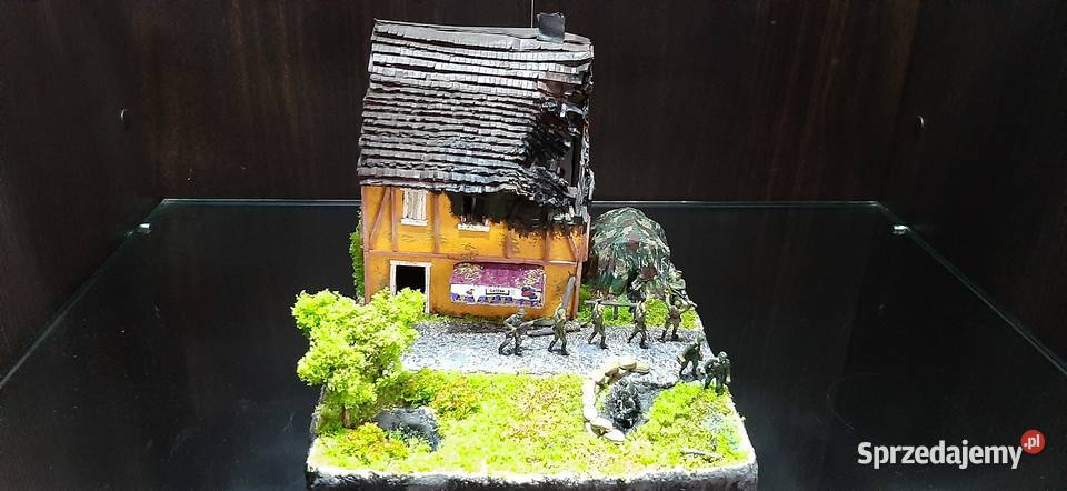 Diorama wojenna ww2 Rękodzieło