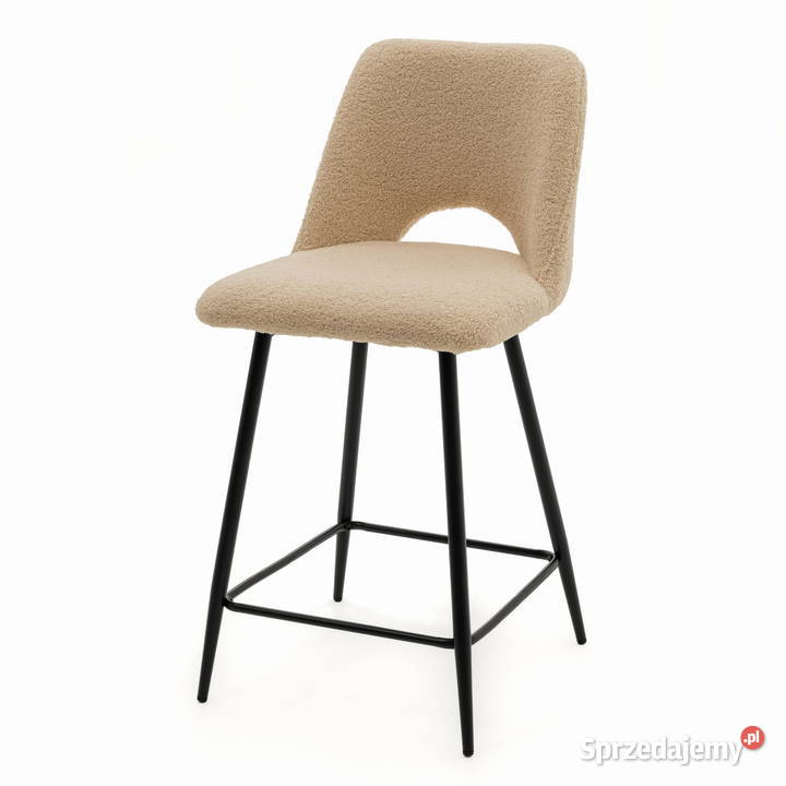 Hoker Tapicerowany Oro Boucle Ciemnobeżowe wielkopolskie Tarchały Małe sprzedam