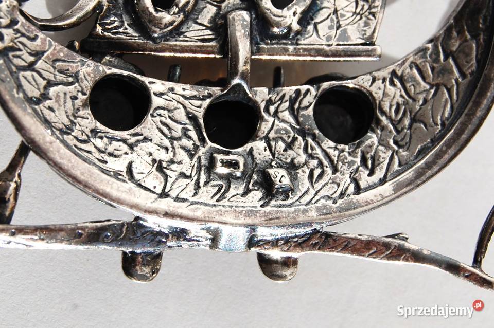 Łódź Wikingów drakkar wisior i kolczyki komplet lubelskie Lublin