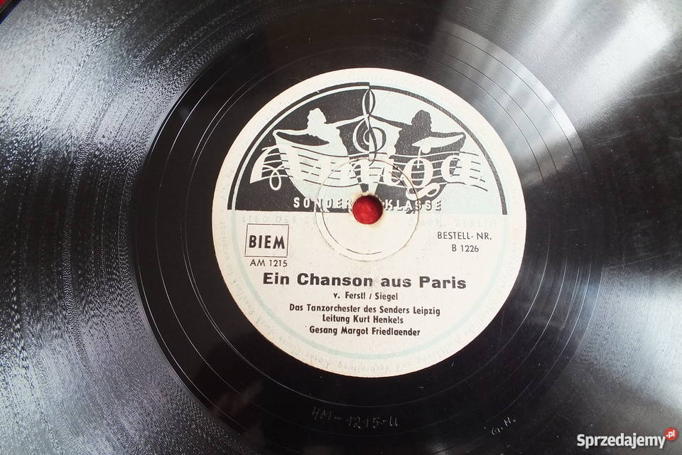 Płyta winylowa szelakowa niemiecka gruba ciężka Żary