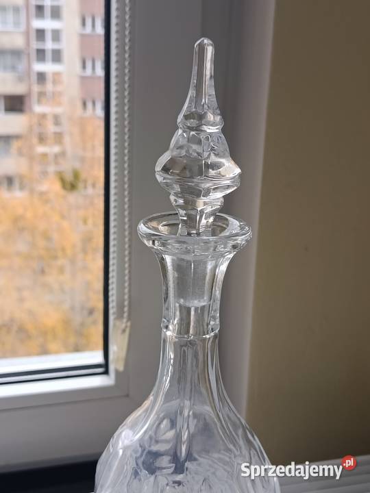 Karafka kryształowa firmy Hofbauer Warszawa