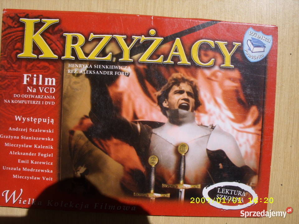 Film na VCD KRZYZACY 3 CD filmowa Wołów