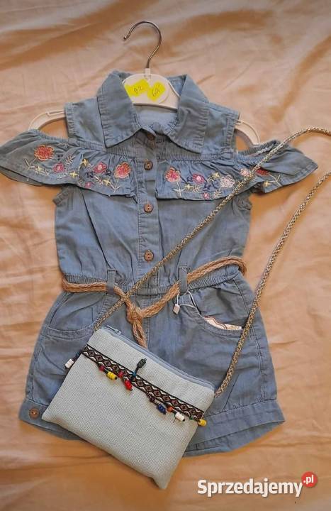 Ubranka sukienki spodnie dziewczęce na lato Żory