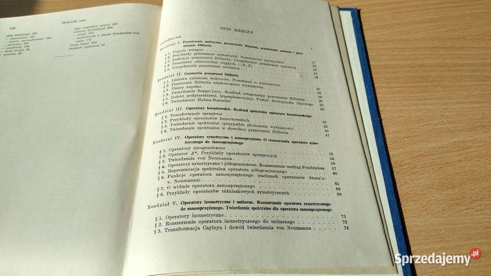 Metody przestrzeni Hilberta Krzysztof Maurin Książki naukowe i popularnonaukowe Gdańsk sprzedam