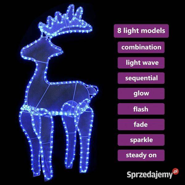 vidaXL Świąteczna dekoracja renifer z siatki 306 Warszawa