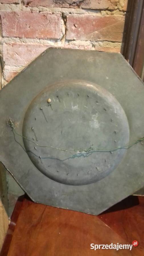 Tondo obraz secesja mosiądz cyna około 1900 Orneta