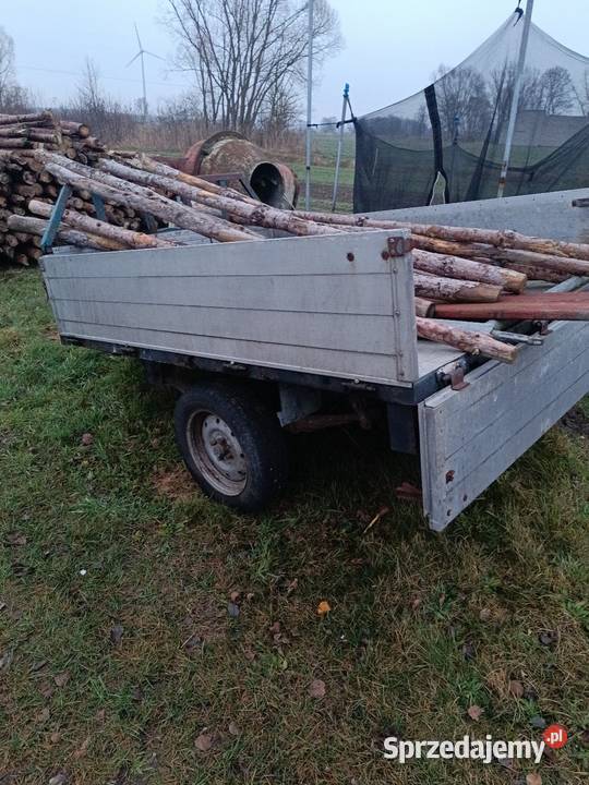 Przyczepka sam zarejestrowana 2 z 12 m burtowe Przyczepy i naczepy łódzkie Działoszyn