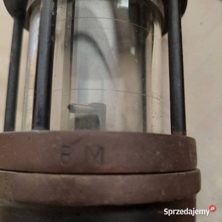 Stara lampa górnicza Oryginał