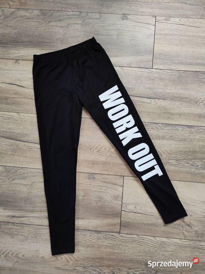 Leginsy czarne Work Out 34 36 Nowe Moda i Styl Jasło sprzedam