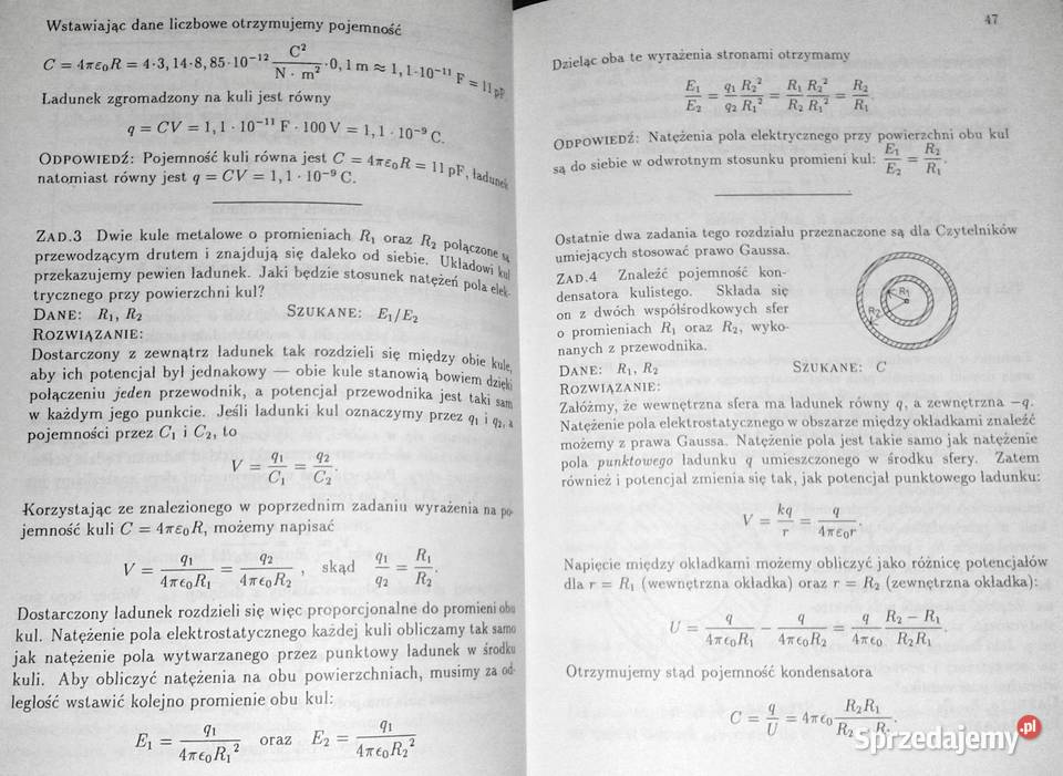 rozwiązywać zadania z fizyki Elektryczność Rok wydania 1995 Chełm
