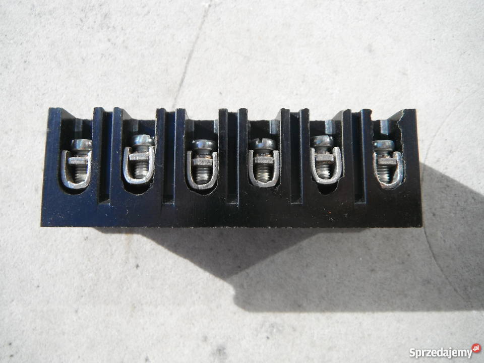 Listwa zaciskowa 6mm 380V 6 torów typ P28 Polam Chlewiska