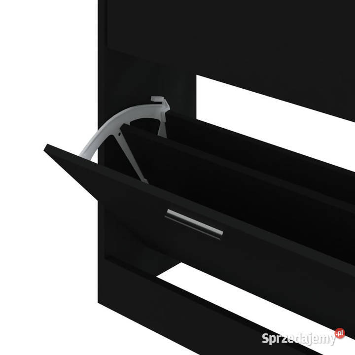 Szafka na buty czarna 63x24x81 materiał mazowieckie Warszawa