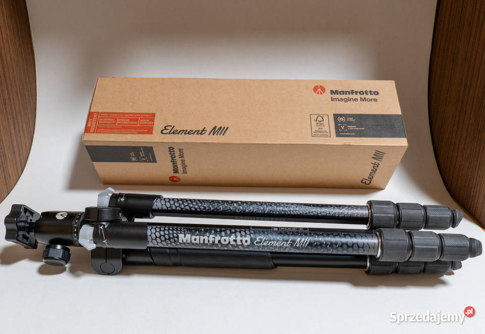 Statyw Manfrotto Element MII Głowica kulowa Lidzbark