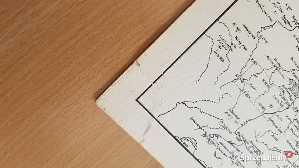Stary niemiecki atlas z 1938 roku Dąbrowa Górnicza