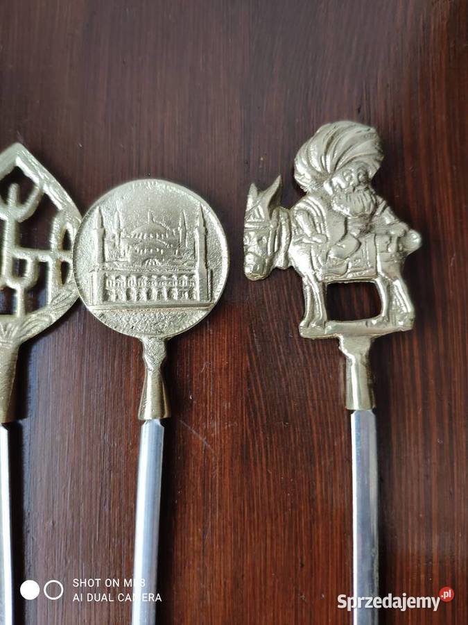 Szpikulce sztylety do szaszłyków mosiądz stal małopolskie