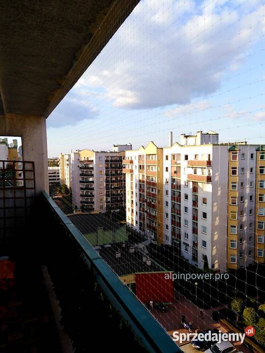 Wzmocniona Siatka Kota Z Drucikiem Na Balkon Pozostałe Warszawa