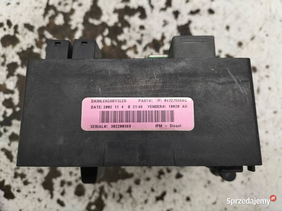 MODUŁ SKRZYNKA BEPIECZNIKÓW 04727558AC 25D 142