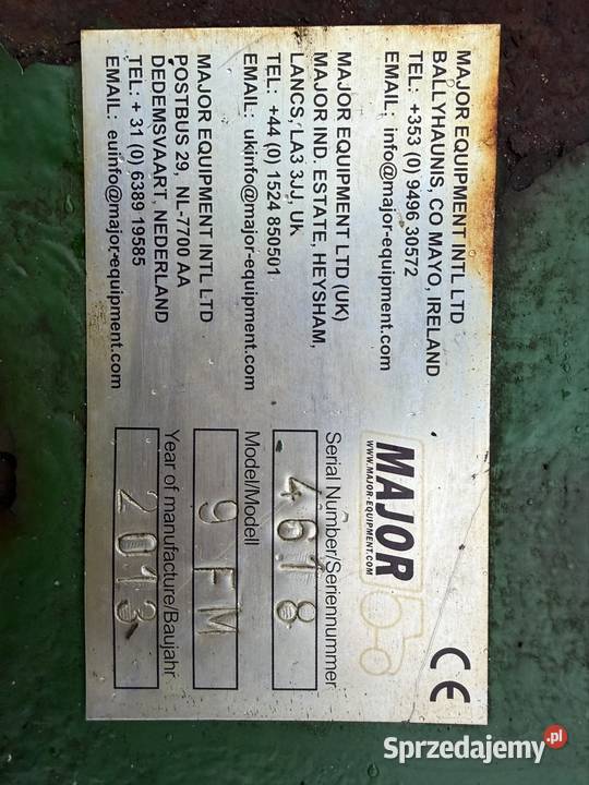 Mulczer kosiarka major spearhead McConnel 280 nieuszkodzony Wrocław