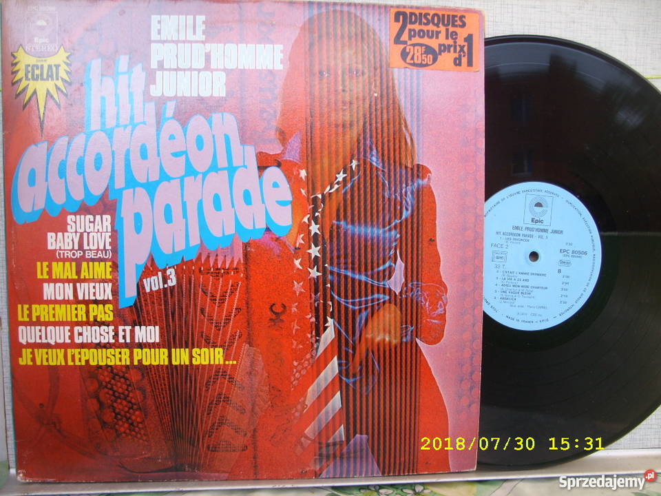 Dance LP EMILIE PRUDHOMME JUNIORHIT ACCORDEON dolnośląskie Wołów