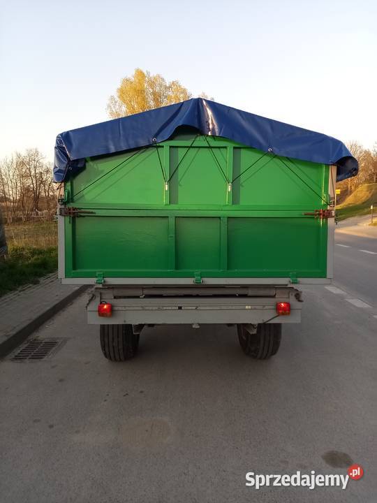 Przyczepa wywrotka 3 strony jednoosiowa 6 t Iłża