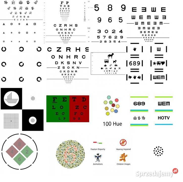 Panel LCD optotypów Frey CP400P z polaryzacją Skawina