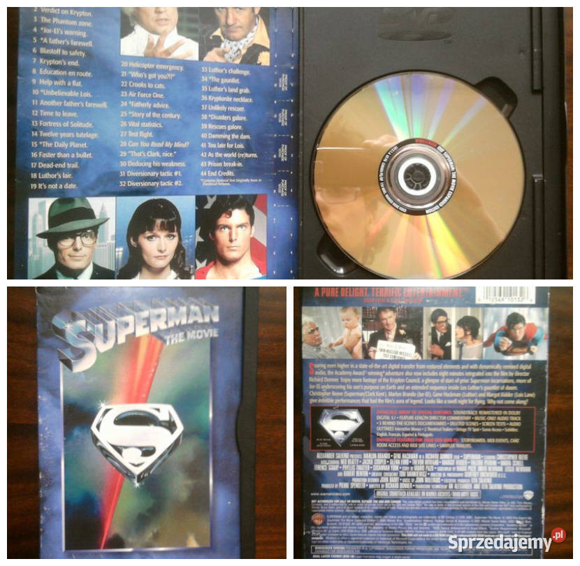 Film SUPERMAN podwójna Double DVD UNIKAT English s-f Sosnowiec