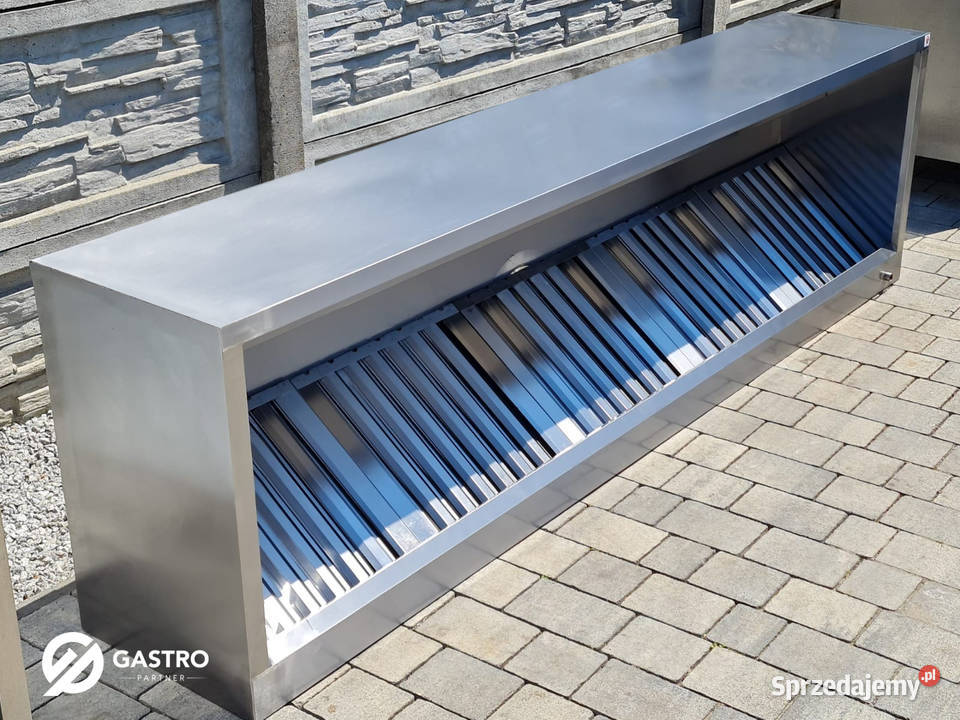 Okap przyścienny skośny spawany 250x80x45 Meble Ostrów Wielkopolski