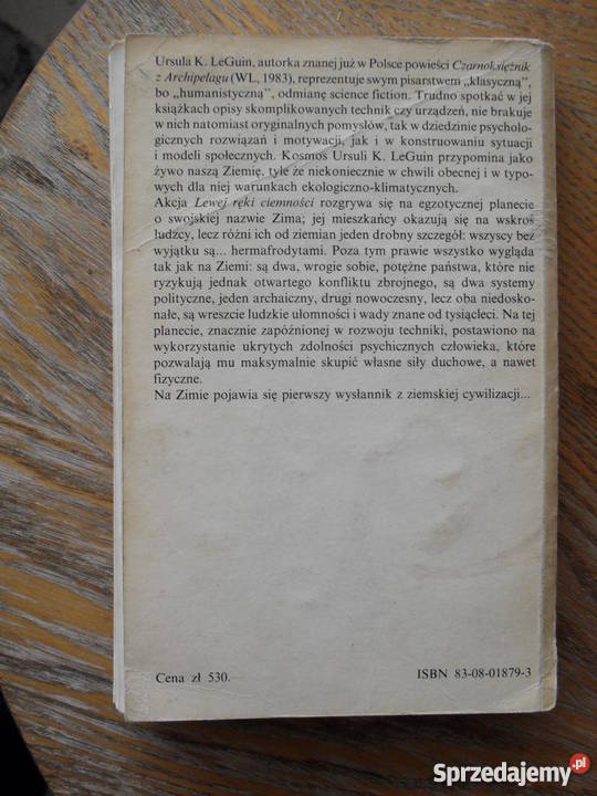 Lewa ręka ciemności Ursula K LeGuin Warszawa