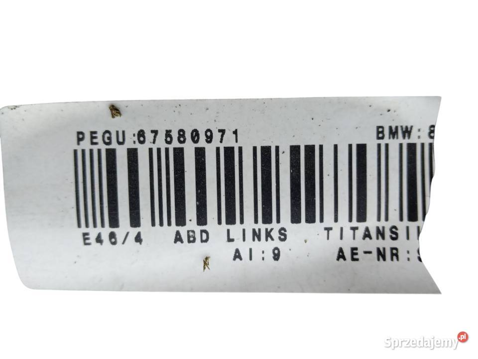BMW E46 Listwa progowa nakładka lewa Titansilber Bydgoszcz