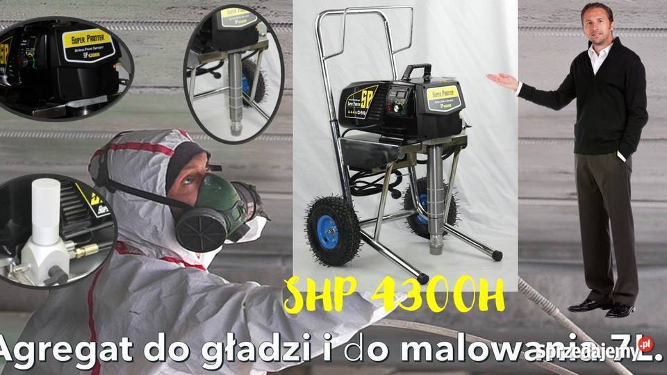 SHP 4300H Agregat malarski do gładzi i epoksydów Gubin