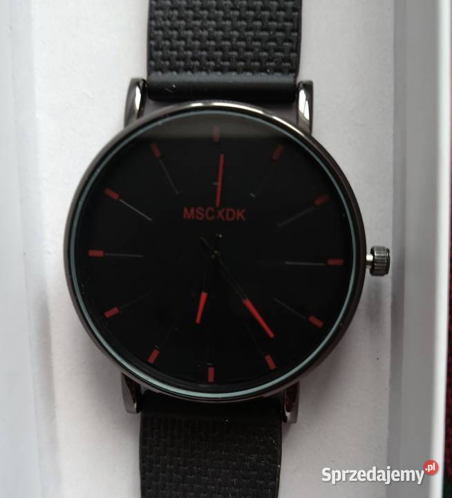 Zegarek czarny Zawory