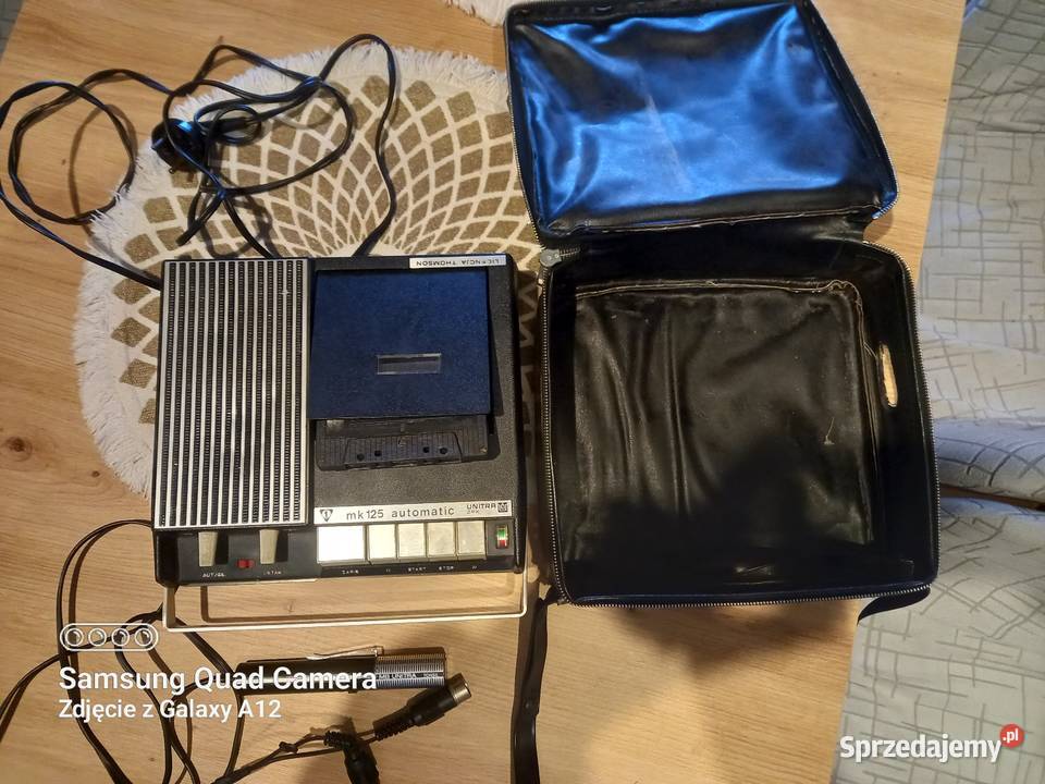 Kultowy magnetofon kasetowy Unitra MK 125 Legnica