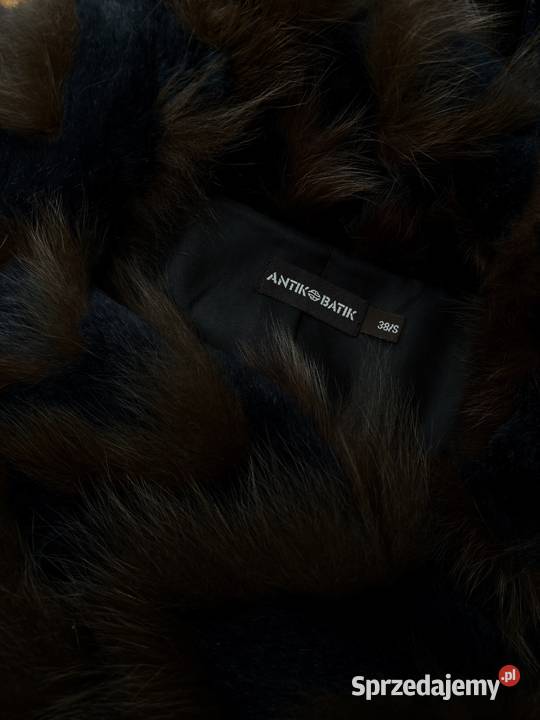Antik Batik płaszcz z futra naturalnego lis Warszawa