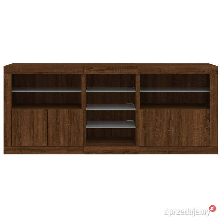 Szafka z oświetleniem LED brązowy dąb 1815x37x67 Warszawa sprzedam