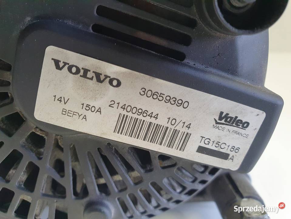 ALTERNATOR Volvo V40 II 16 D2 30659390 valeo Chełm sprzedam