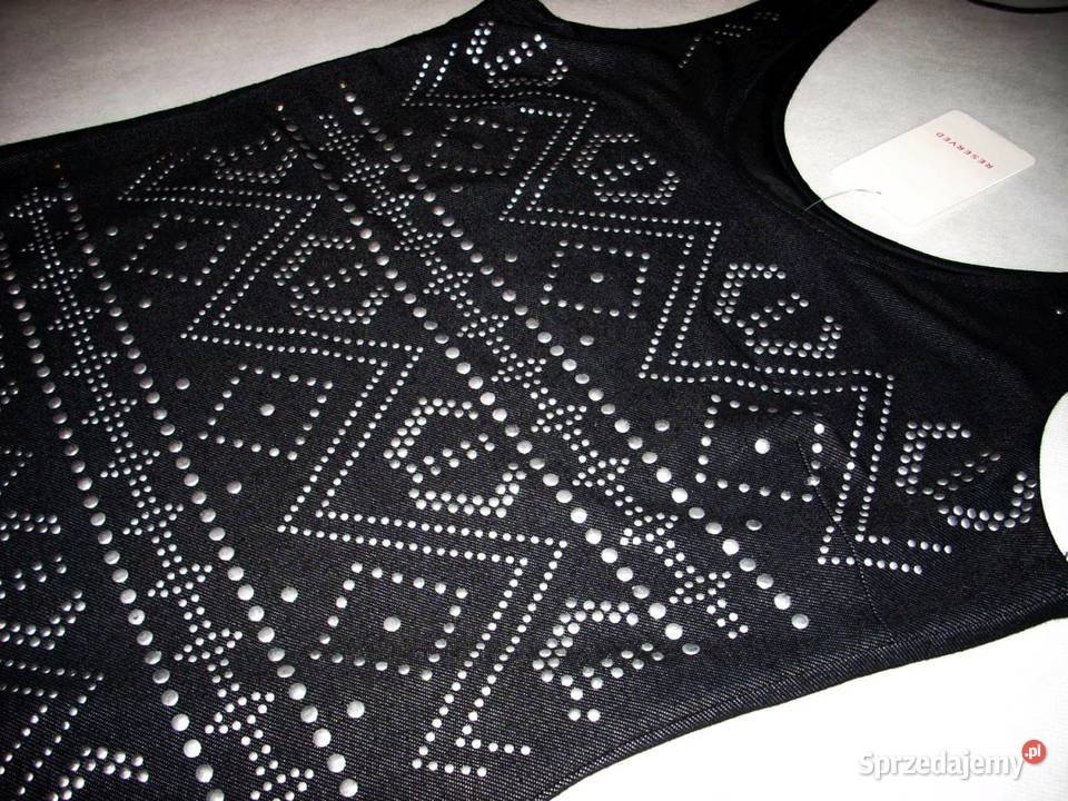 Reserved Sukienka Dżety Jersey NOWA 38 szary/srebrny