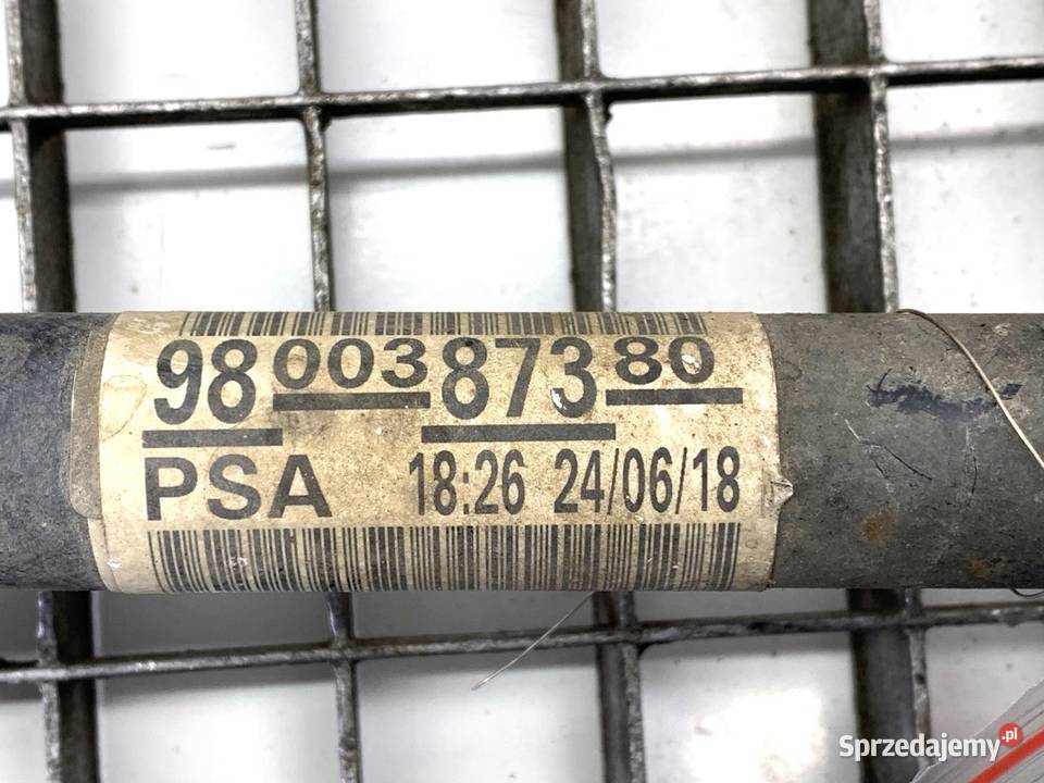 PÓŁOŚ LEWY PRZÓD PEUGEOT 2008 I 9800387380 12 osobowe podkarpackie