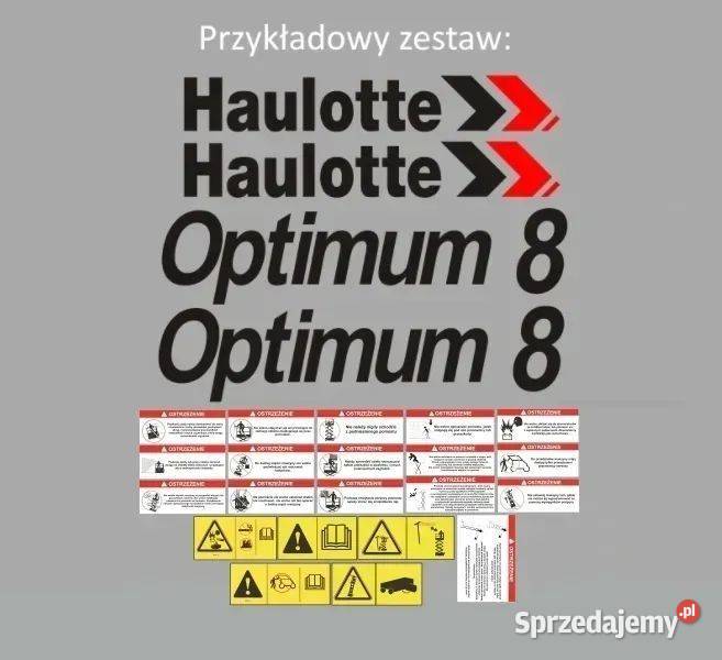 Naklejki oklejenie HAULOTTE każdy model Janików