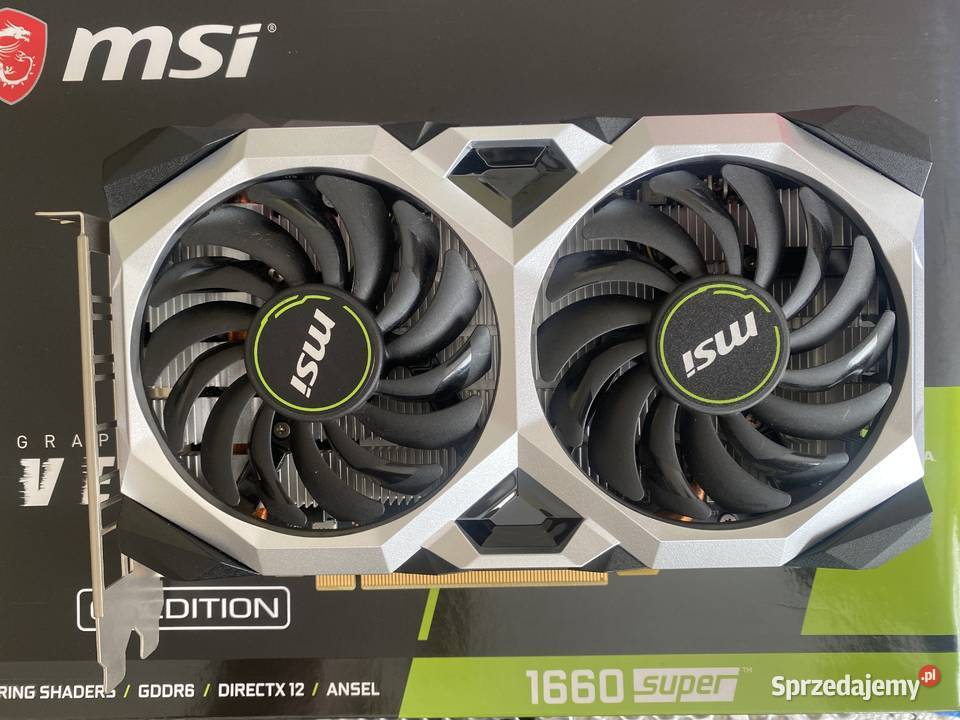 Karta graficzna MSI GEFORCE GTX 1660 Super 6GB śląskie Piekary Śląskie