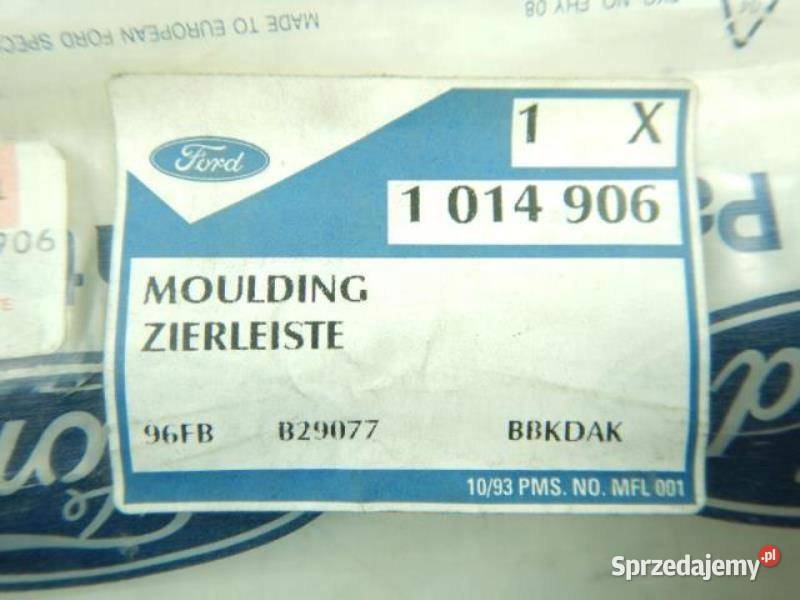 LISTWA DRZWI LEWY TYŁ FORD FIESTA 9502 ORYGINAŁ