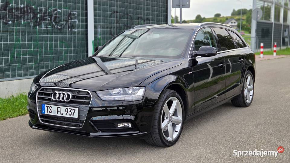 AUDI A4 B8 20TDI CR 177 2014r QUATTRO STronic czarny podkarpackie