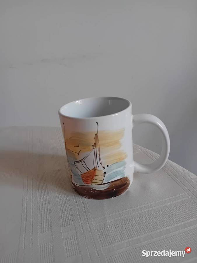 kubeczek porcelanowy ręcznie malowany Warszawa sprzedam