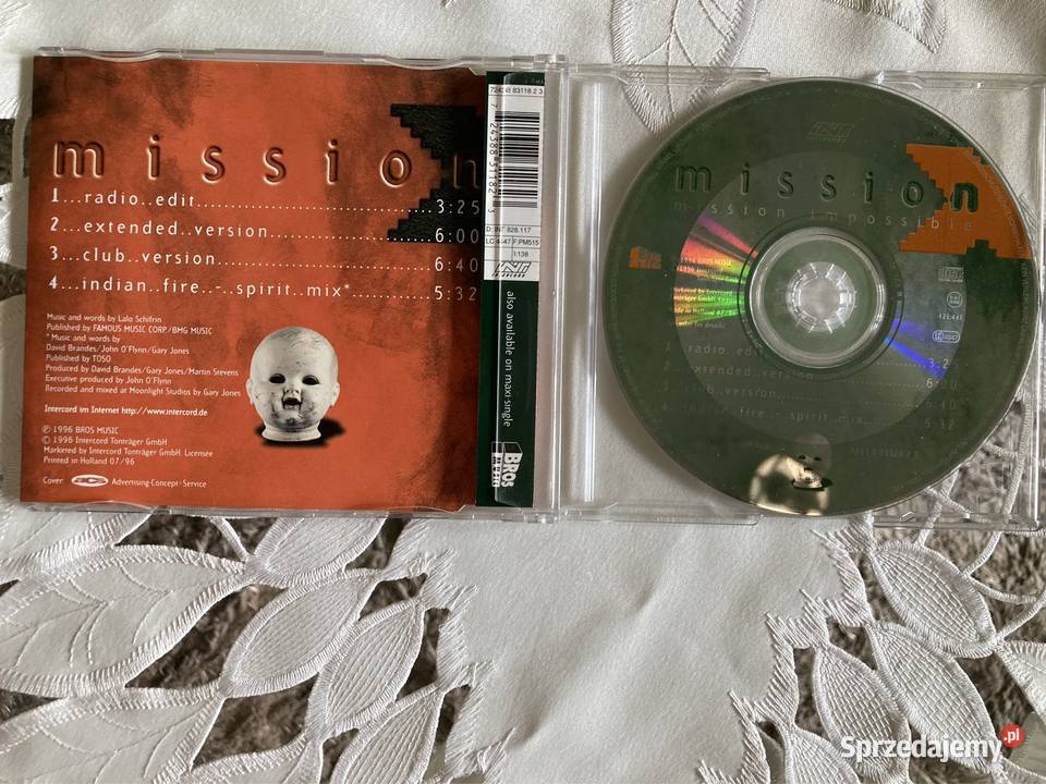 Płyta Cd Single Mission Mission Impossible Czerwionka-Leszczyny