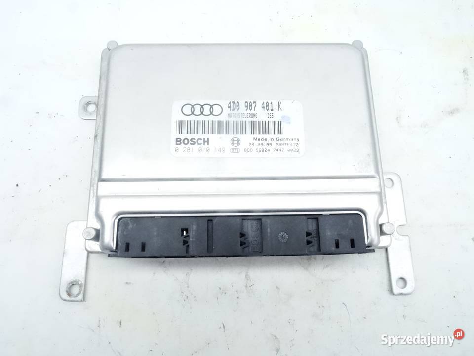 AUDI A8 D2 KOMPUTER STEROWNIK SILNIKA 4D0907401K wielkopolskie Przemęt