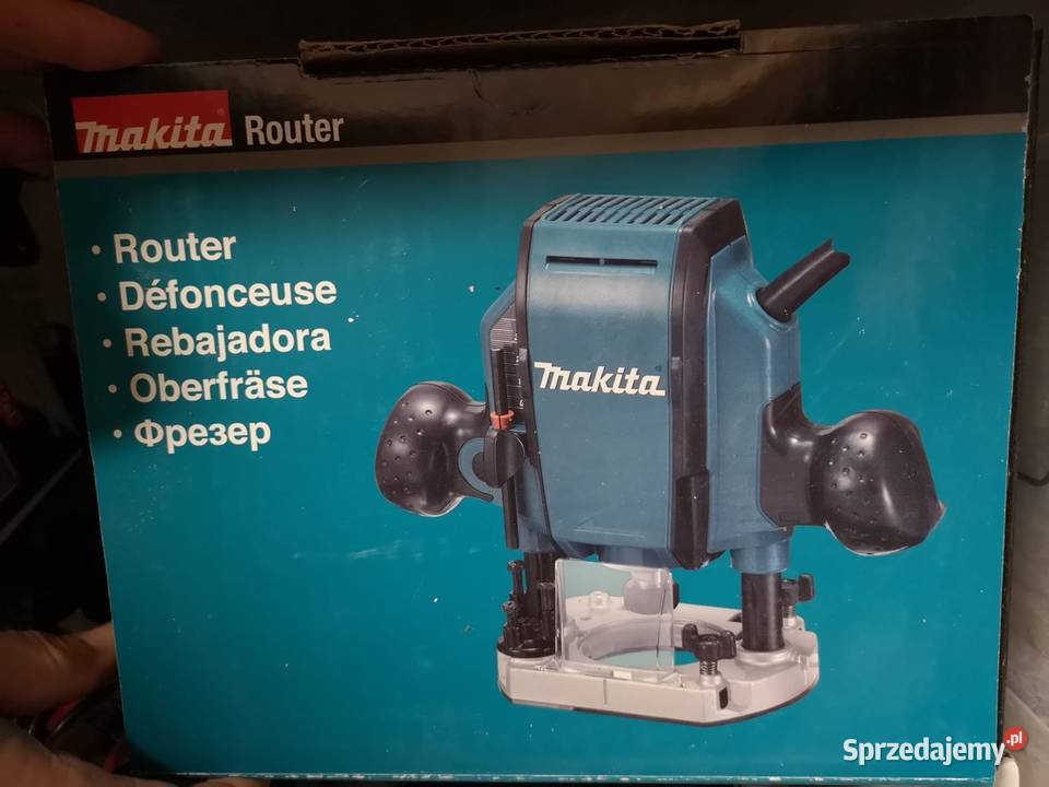 MAKITA RP0900 FREZARKA GÓRNOWRZECIONOWA 900W 6 Frezarki Łódź