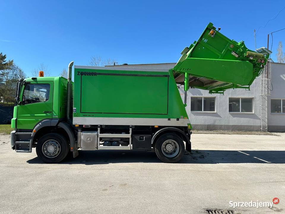Mercedes Axor1829 śmieciarka ZOELLER EKOPRES15m3 Rok produkcji 2012 Nowiny