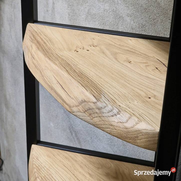 Regał NA WYMIAR narożny dąb dębowy sosna loft