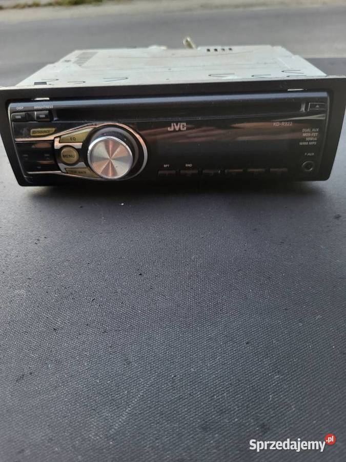 Radio samochodowe z panelem JVC KDR 322 osobowe Brzeg Dolny sprzedam