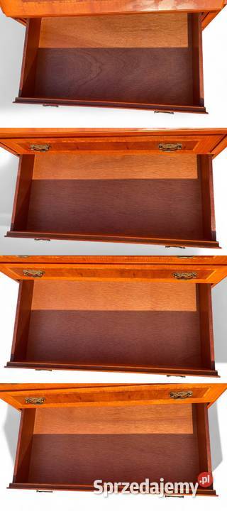 Sekretarzyk z witryną w angielskim stylu Meble