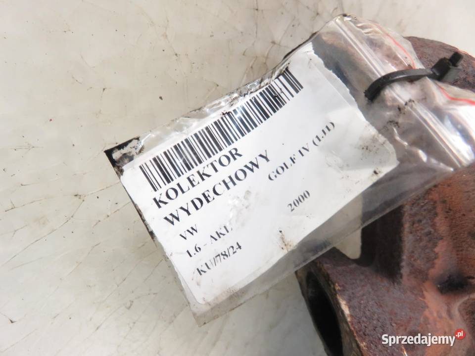 KOLEKTOR WYDECHOWY VW GOLF IV 16 06A253033H Kolektory wydechowe